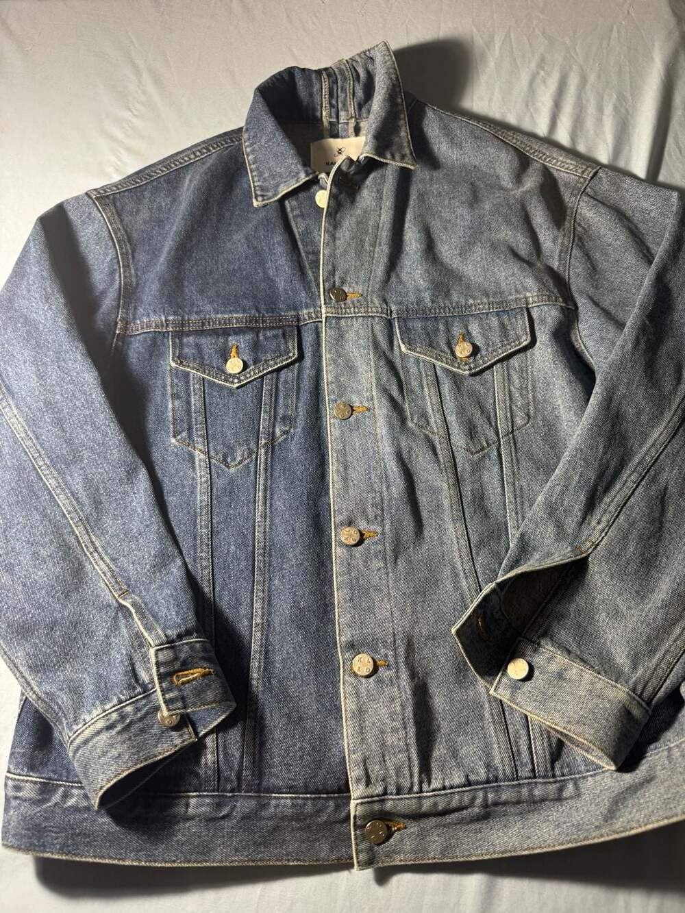 Kalieddie Denim Jacket Size S Blue Cotton